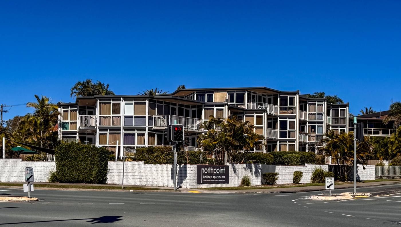 Northpoint from Alexandra Parade, Northpoint Apartments Alexandra Headland