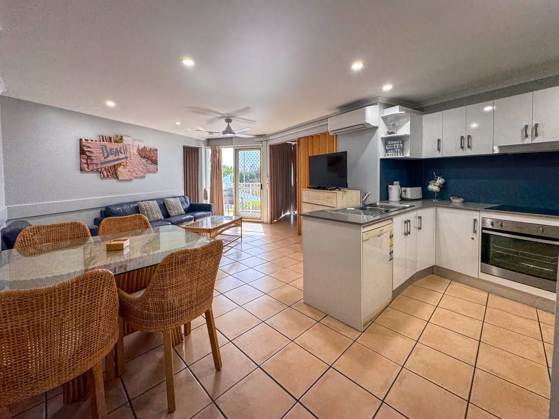 Dining and kitchen, Northpoint Apartments Alexandra Headland