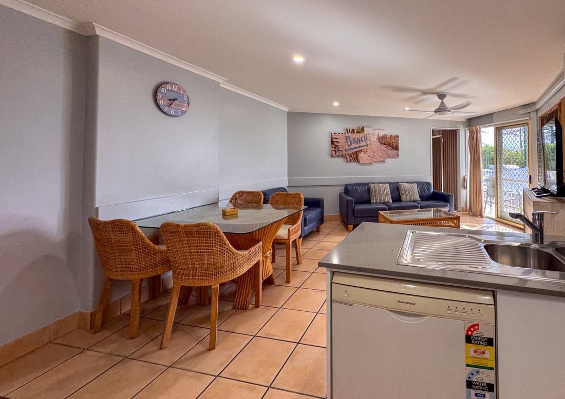 Dining area, Northpoint Apartments Alexandra Headland