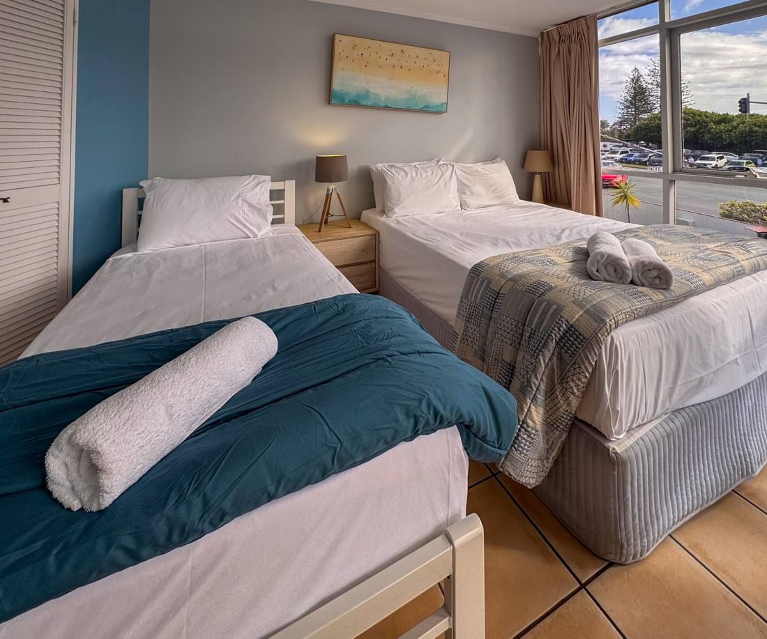 Second bedroom, Northpoint Apartments Alexandra Headland